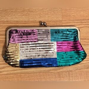 Aldo Multicolor Sequin Clutch